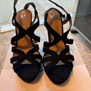 BP Women's Black Strappy Sandals